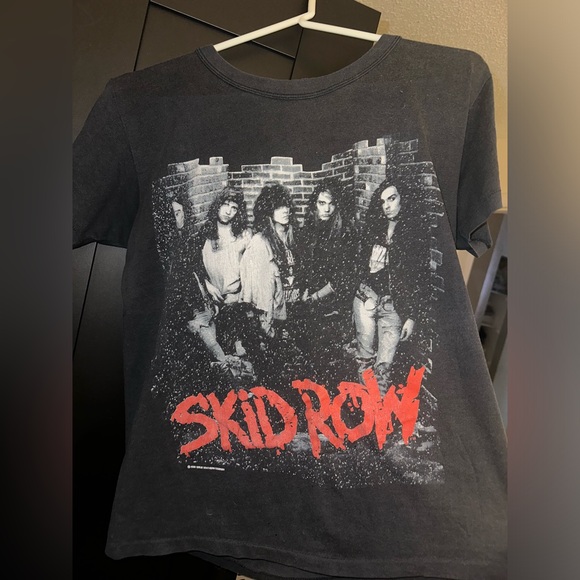 Vintage skid row youth gone wild band shirt 1989